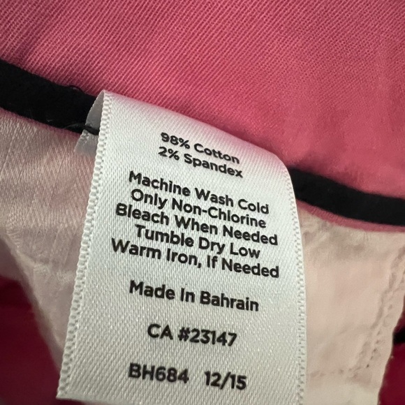 Talbots Perfect Shorts Size 10 Petite Pink Geranium Coastal Preppy Barbie - Picture 9 of 9